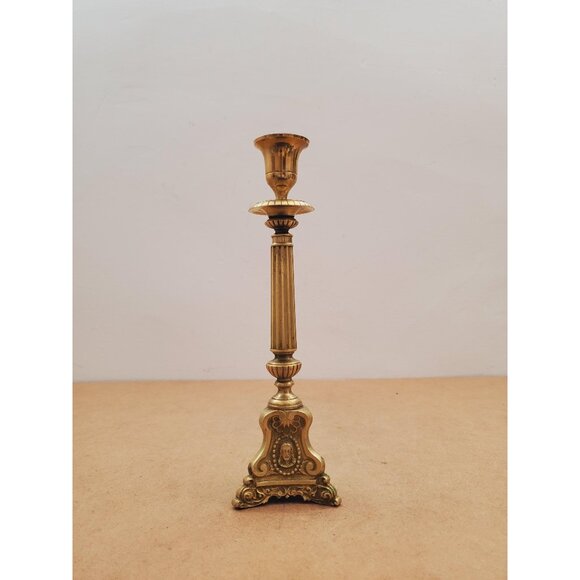 Other - brass candlestick holder - vintage brass - candlestick - vintage home decor -